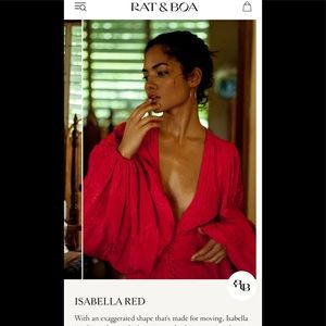 [Rat & Boa] Isabella Red Mini Dress